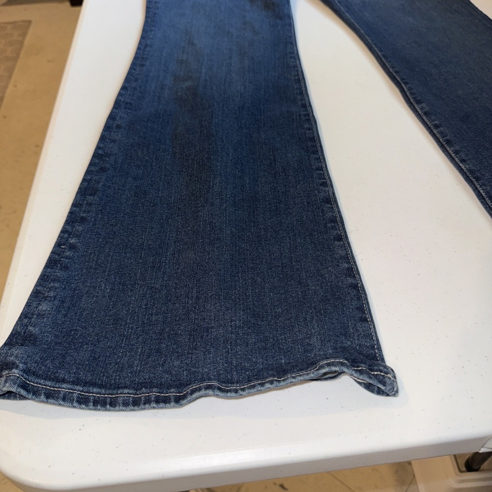 Madewell The Perfect Vintage Flare Jeans Zipper Pocket Denim USA Size 30 /10 T - Picture 2 of 10